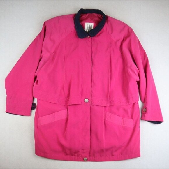 PAO ORIGINALS - WOMEN'S PINK LIGHTWEIGHT JACKET - SIZE 1X - Picture 1 of 6